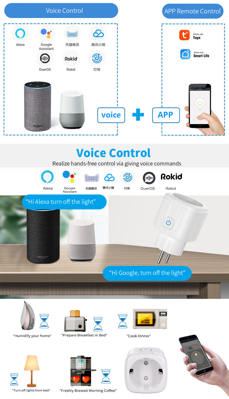 EU/FR WiFi Socket Plug