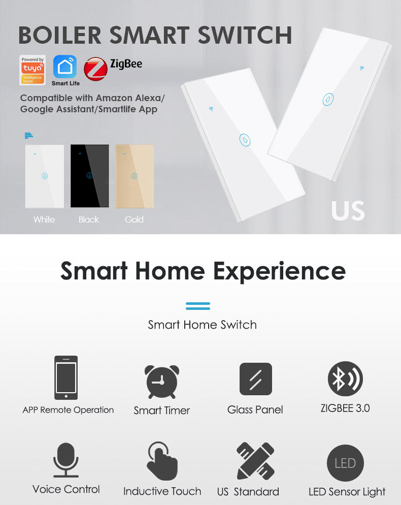 US ZigBee Boiler Smart Switch