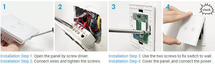 EU/UK ZigBee Curtain Switch