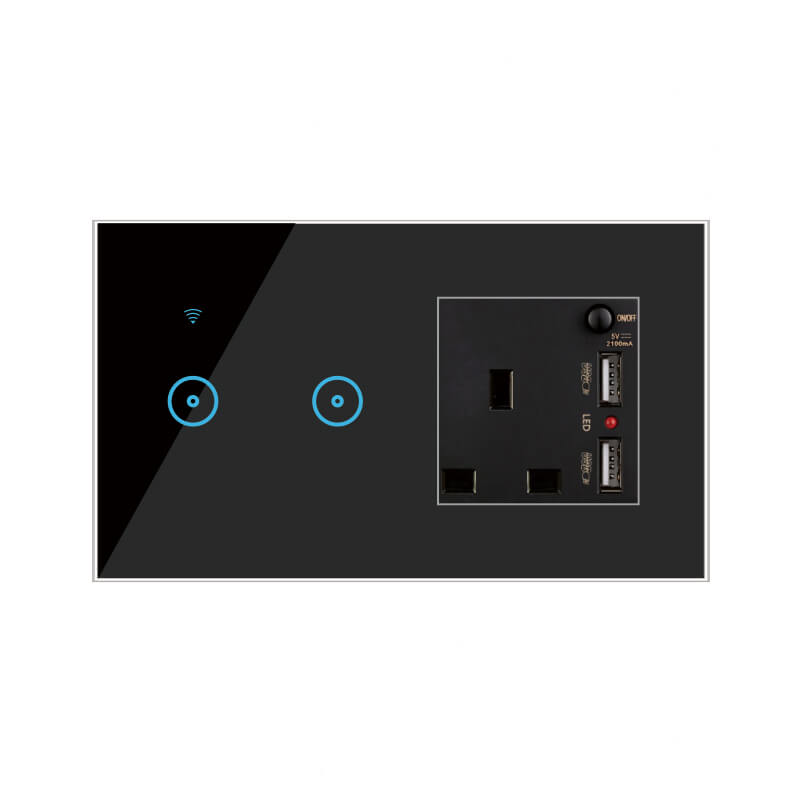 2 gang Smart Switch & Socket