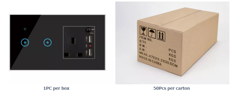 3 gang Smart Switch & Socket