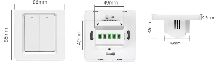 Smart WiFi Button Switch With N Wire