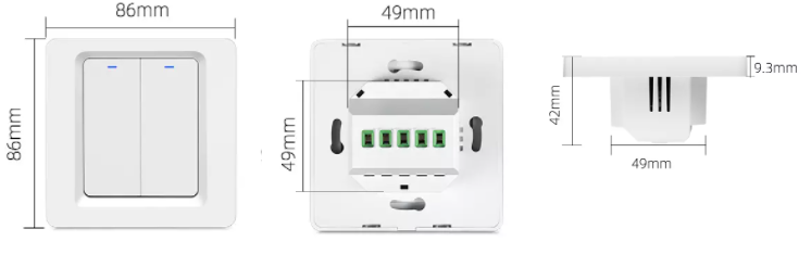 Smart ZigBee Button Switch No N Wire