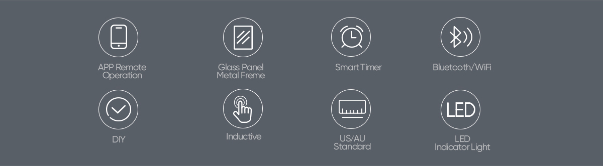 US/AU Wi-Fi Light Touch Switch With Neutral Wire