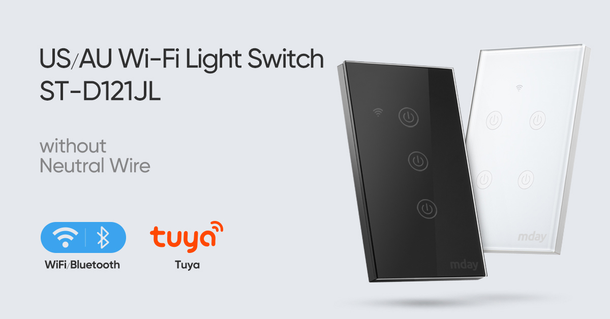 US/AU Wi-Fi Light Touch Switch Without Neutral Wire